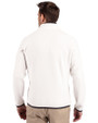 Seattle Mariners Cooperstown Cutter & Buck Cascade Eco Fleece Mens Quarter Zip Jacket Shell/Navy Blue Back