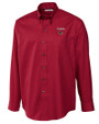 Louisville Cardinals Cutter & Buck Epic Easy Care Fine Twill Mens Long Sleeve Dress Shirt Cardinal Red Mannequin