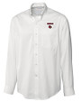 Louisville Cardinals Cutter & Buck Epic Easy Care Fine Twill Mens Long Sleeve Dress Shirt White Mannequin