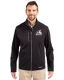 Chicago White Sox Cooperstown Cutter & Buck Evoke Recycled Honeycomb Fleece Mens Full Zip Jacket Black Front
