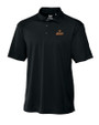 Houston Astros Cooperstown Cutter & Buck CB Drytec Genre Textured Solid Mens Big and Tall Polo Black Mannequin