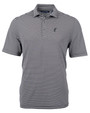 Miami Marlins Cooperstown Cutter & Buck Virtue Eco Pique Stripe Recycled Mens Big and Tall Polo BL_MANN_HG 1