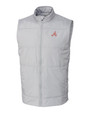 Atlanta Braves Cooperstown Cutter & Buck Stealth Hybrid Quilted Mens Big and Tall Windbreaker Vest POL_MANN_HG 1