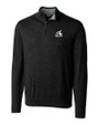 Chicago White Sox Cooperstown Cutter & Buck Lakemont Tri-Blend Mens Big and Tall Quarter Zip Pullover Sweater Black Mannequin