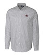 Arkansas Razorbacks Alumni Cutter & Buck Stretch Oxford Stripe Mens Big and Tall Long Sleeve Dress Shirt CC_MANN_HG 1