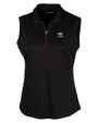 Arkansas Razorbacks Alumni Cutter & Buck Forge Stretch Womens Sleeveless Polo Black Mannequin