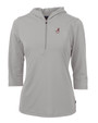 Alabama Crimson Tide Alumni Cutter & Buck Virtue Eco Pique Recycled Half Zip Pullover Womens Hoodie POL_MANN_HG 1