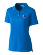 Montreal Expos Cooperstown Cutter & Buck Advantage Eco Tri-Blend Pique Womens Polo Digital Mannequin