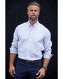 Cutter & Buck Stretch Oxford Stripe Mens Long Sleeve Dress Shirt FB_LFS_HG 1