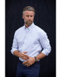 Cutter & Buck Stretch Oxford Stripe Mens Long Sleeve Dress Shirt FB_LFS_HG 2