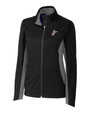 Cincinnati Reds Cooperstown Cutter & Buck Navigate Softshell Womens Full Zip Jacket BL_MANN_HG 1