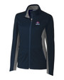 Toronto Blue Jays Cooperstown Cutter & Buck Navigate Softshell Womens Full Zip Jacket LYN_MANN_HG 1