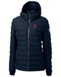 Boston Red Sox Cooperstown Cutter & Buck Mission Ridge Repreve® Eco Insulated Womens Puffer Jacket NVBU_MANN_HG 1
