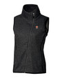 Auburn Tigers Alumni Cutter & Buck Mainsail Sweater Knit Womens Asymmetrical Vest CCH_MANN_HG 1