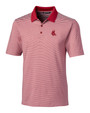 Boston Red Sox Cooperstown Cutter & Buck Forge Tonal Stripe Stretch Mens Polo CDR_MANN_HG 1