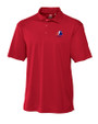 Montreal Expos Cooperstown Cutter & Buck Genre Textured Solid Mens Polo Red Mannequin