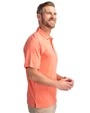 Auburn Tigers Alumni Cutter & Buck Forge Heathered Stretch Mens Polo College Orange Heather Side