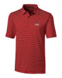 Louisville Cardinals Alumni Cutter & Buck Forge Pencil Stripe Stretch Mens Polo Cardinal Red Mannequin