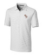 Florida State Seminoles Alumni Cutter & Buck Forge Pencil Stripe Stretch Mens Polo White Mannequin