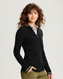 Black; Lakemont Tipped Half Zip Sweater 