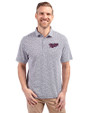 Minnesota Twins Cooperstown Cutter & Buck Virtue Eco Pique Botanical Print Recycled Mens Polo Navy Blue Front