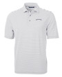 Colorado Rockies Cooperstown Cutter & Buck Virtue Eco Pique Stripe Recycled Mens Polo POL_MANN_HG 1