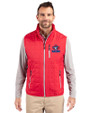 Toronto Blue Jays Cooperstown Cutter & Buck Rainier PrimaLoft® Mens Eco Insulated Full Zip Puffer Vest Red Front