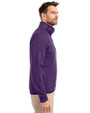 Colorado Rockies Cooperstown Cutter & Buck Mainsail Sweater-Knit Mens Half Zip Pullover Jacket College Purple Heather Side