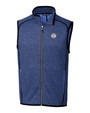 Milwaukee Brewers Cooperstown Cutter & Buck Mainsail Sweater-Knit Mens Full Zip Vest TBH_MANN_HG 1