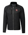 Washington Nationals Cooperstown Cutter & Buck Mainsail Sweater-Knit Mens Full Zip Jacket CCH_MANN_HG 1