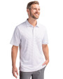Cutter & Buck Forge Pencil Stripe Stretch Mens Big and Tall Polo WH PRO_HG 3
