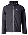 Texas Rangers Cooperstown Cutter & Buck Vapor Water Repellent Stretch Mens Full Zip Rain Jacket OSI_MANN_HG 1