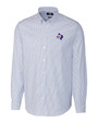 Texas Rangers Cooperstown Cutter & Buck Stretch Oxford Stripe Mens Long Sleeve Dress Shirt FB_MANN_HG 1