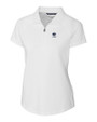 Penn State Nittany Lions Alumni Cutter & Buck Forge Stretch Womens Short Sleeve Polo White Mannequin
