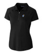 Kansas Jayhawks Alumni Cutter & Buck Forge Stretch Womens Short Sleeve Polo Black Mannequin