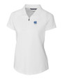 North Carolina Tar Heels Alumni Cutter & Buck Forge Stretch Womens Short Sleeve Polo White Mannequin