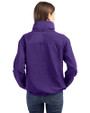 Clemson Tigers Alumni Cutter & Buck Charter Eco Recycled Womens Full-Zip Jacket College Purple Back