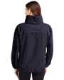 Auburn Tigers Alumni Cutter & Buck Charter Eco Recycled Womens Anorak Jacket Navy Blue Back