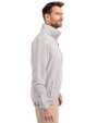 Chicago White Sox Cooperstown Cutter & Buck Charter Eco Recycled Mens Full-Zip Jacket Polished Medium Gray Side