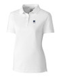 Penn State Nittany Lions Alumni Cutter & Buck Advantage Recycled Cotton-Blend Pique Womens Polo White Mannequin