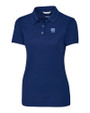 North Carolina Tar Heels Alumni Cutter & Buck Advantage Eco Tri-Blend Pique Womens Polo Indigo Mannequin