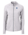 North Carolina Tar Heels Alumni Cutter & Buck Adapt Eco Knit Heather Recycled Womens Full Zip POH_MANN_HG 1