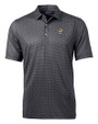 Missouri Tigers Alumni Cutter & Buck Pike Banner Print Stretch Mens Big & Tall Polo Black Mannequin