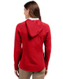 Nebraska Cornhuskers Alumni Cutter & Buck Adapt Eco Knit Hybrid Recycled Womens Full Zip Jacket Red Back
