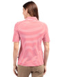 Nebraska Cornhuskers Alumni Cutter & Buck Virtue Eco Pique Stripe Recycled Womens Top Red Back