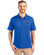 Florida Gators Alumni Cutter & Buck Forge Stretch Mens Polo Chelan Blue Front