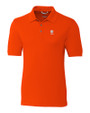 Clemson Tigers Alumni Cutter & Buck Advantage Eco Tri-Blend Pique Mens Polo College Orange Mannequin