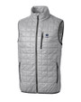 Penn State Nittany Lions Alumni Cutter & Buck Rainier PrimaLoft® Mens Eco Insulated Full Zip Puffer Vest Polished Medium Gray Mannequin