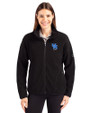 Kentucky Wildcats Alumni Cutter & Buck Cascade Eco Fleece Womens Full Zip Jacket Black Front