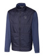 Penn State Nittany Lions Alumni Cutter & Buck Stealth Hybrid Quilted Mens Full Zip Windbreaker Jacket Liberty Navy Mannequin